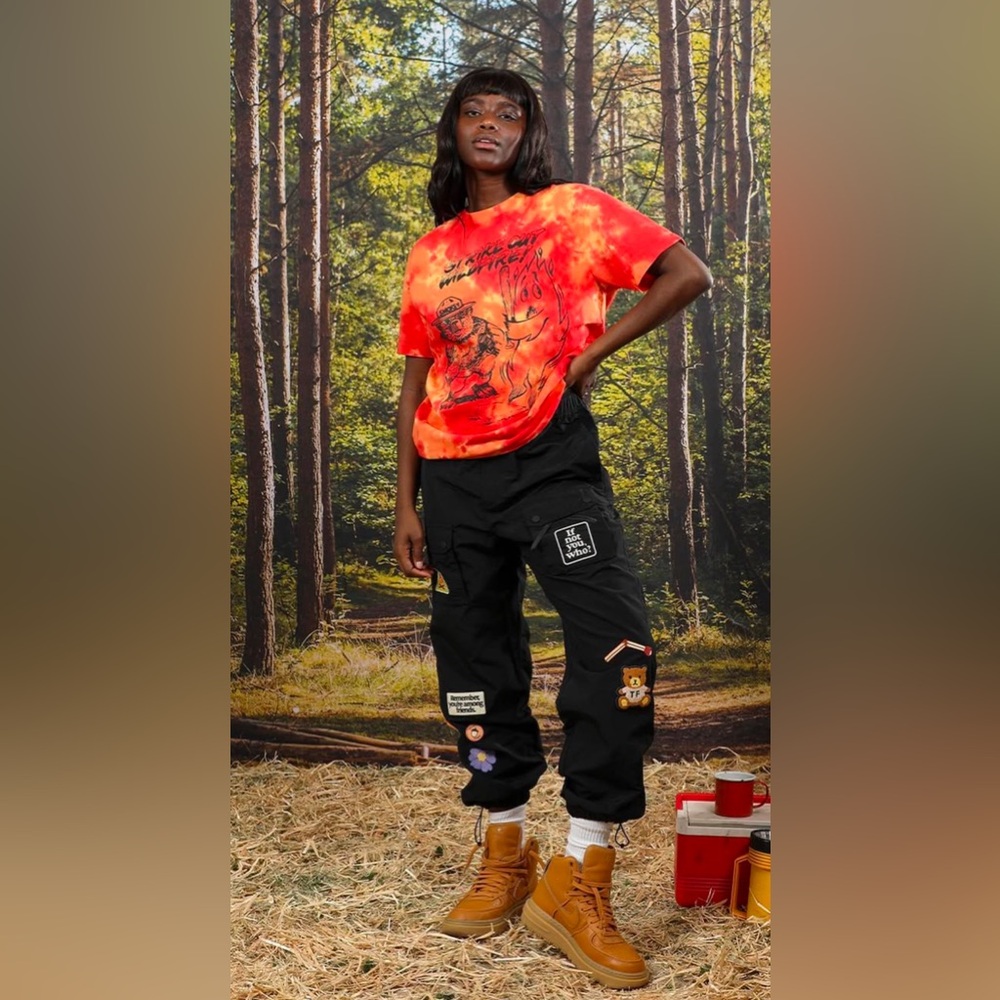 Teddy Fresh x Smokey Bear Strike Out Wildfires Tee Small with Tags